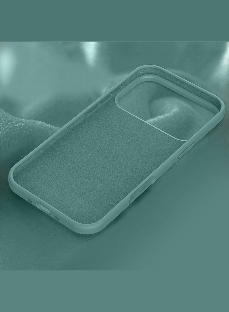 CATANES 2 Packs Silicone Protective Phone Case for iPhone 17 Pro - Soft Anti-Scratch Microfiber Lining Ultra Slim Drop Protection Phone Cover with 3D Screen Protector - Cactus Green - Image 5