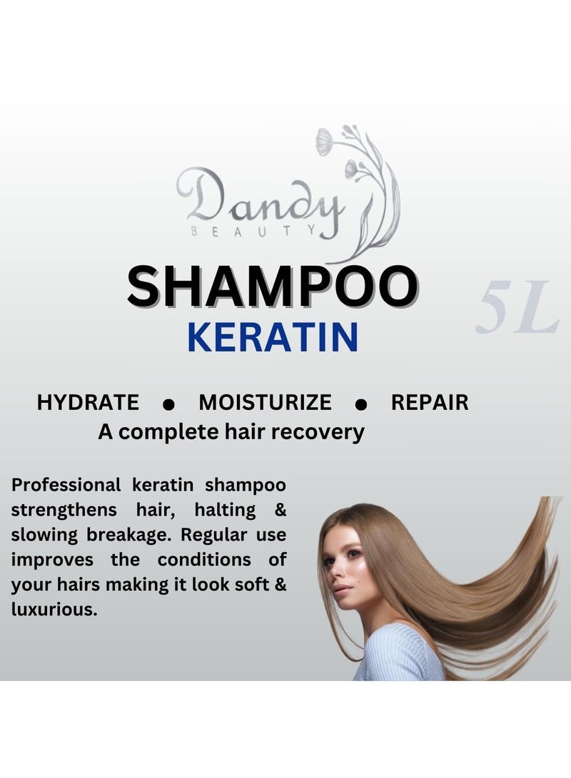 Dandy Beauty Hair Shampoo, , Complete Hair Recovery , 5L (Keratin) - Image 2