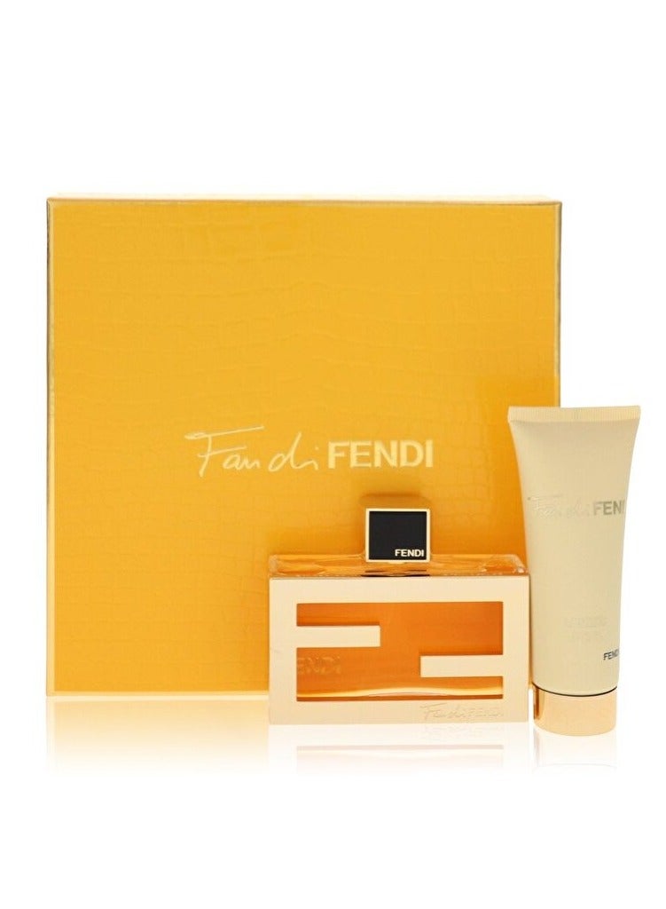 فيندي مجموعة فان دي فندي للنساء 75 مل أو دو برفيوم سبراي + 75 مل لوشن للجسم - Image 1