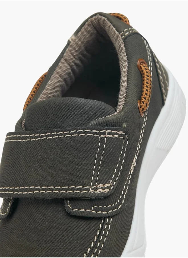 LBL by Shoexpress Boys Textured Shoes With Hook & Loop Closure Ramadan Collection