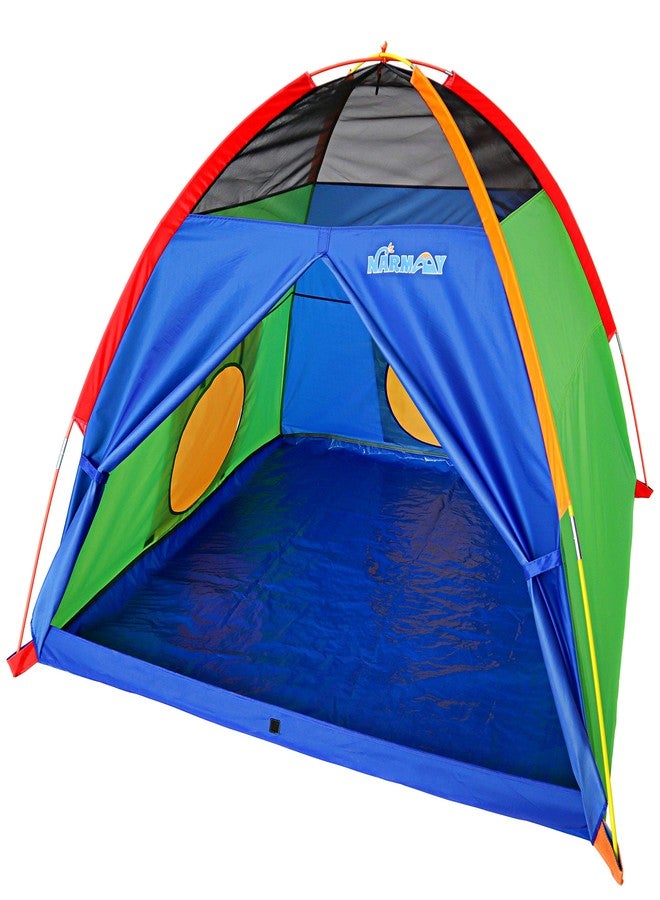 NARMAY® Play Tent Easy Fun Dome Tent for Kids Indoor/Outdoor Fun - 60 x 60 x 44 inch - Image 1