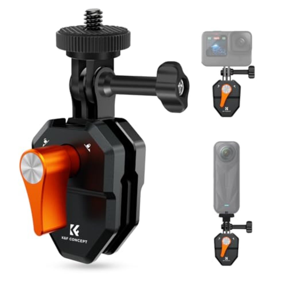 جينيريك Generic Motorcycle Windshield Clip Mount For Gopro 20 g