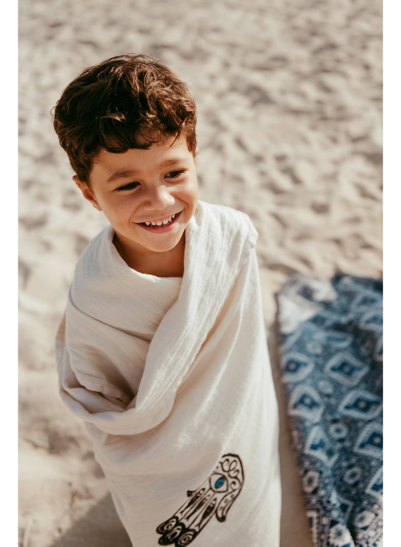 PAMUKME COTTON BEACH TOWEL - FATIMA DESIGN - Image 2