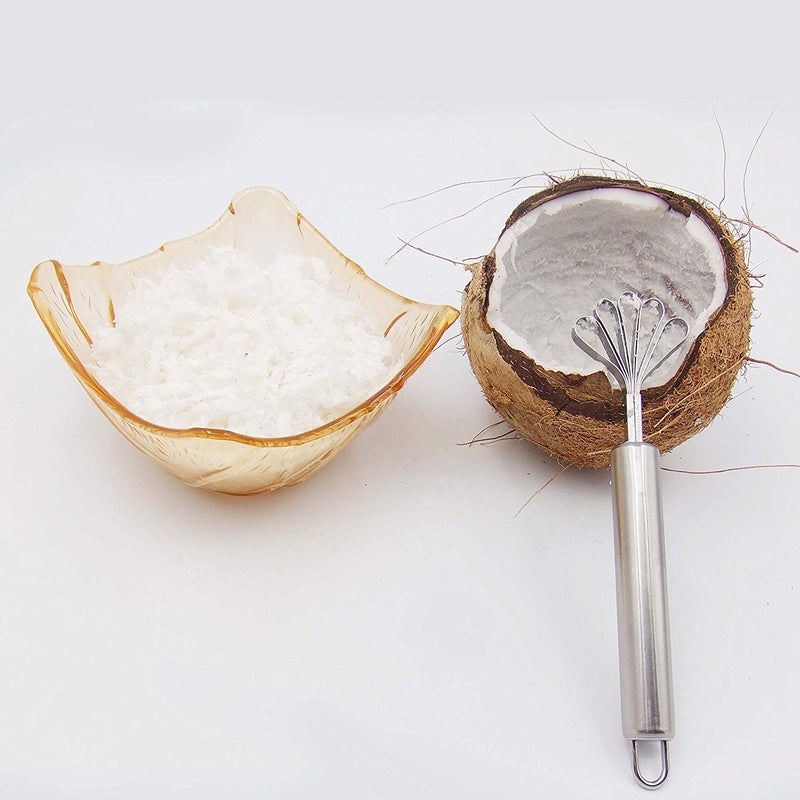 P-Plus International P-PLUS INTERNATIONAL 18/10 Steel Coconut Meat Removal Knife Tool Set of 2 (Stainless Steel; 7.1 x 1.6 x 0.8 Inches)  - Image 5