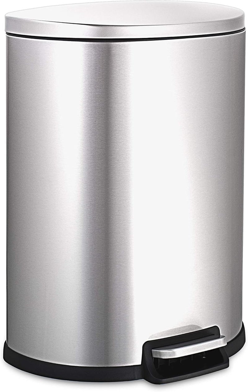 NINESTARS AMZSOT503 Stepon Trashcan 132 Gal Stainless Steel