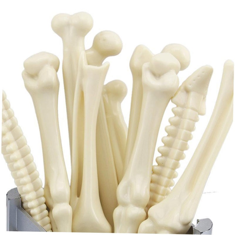Bone Shape Ballpoint Pens 0.7mm Black Ink 20pcs Bulk Office School Stationery - Image 4