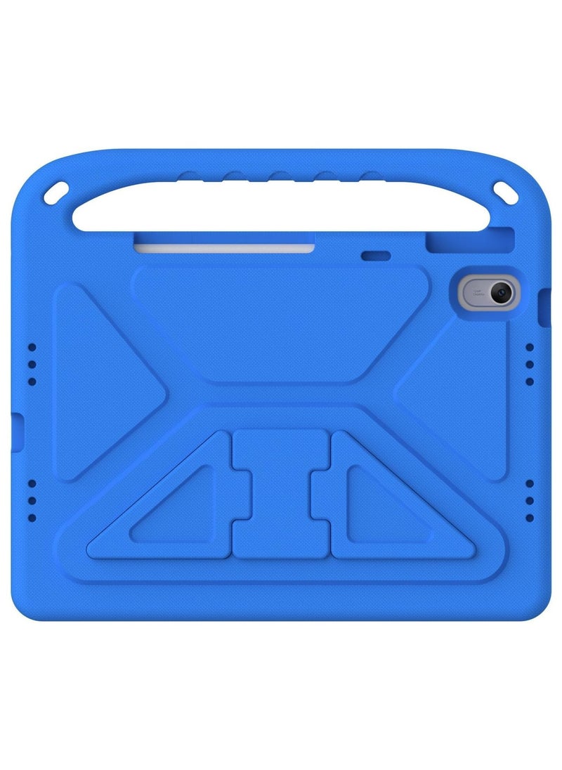 حافظة متوافقة مع هاتف Huawei MatePad Air 11.5 بوصة إصدار 2023، [صديقة للأطفال] غطاء واقٍ خفيف الوزن بمقبض EVA مقاوم للصدمات لهاتف Huawei MatePad Air 11.5 (أزرق)