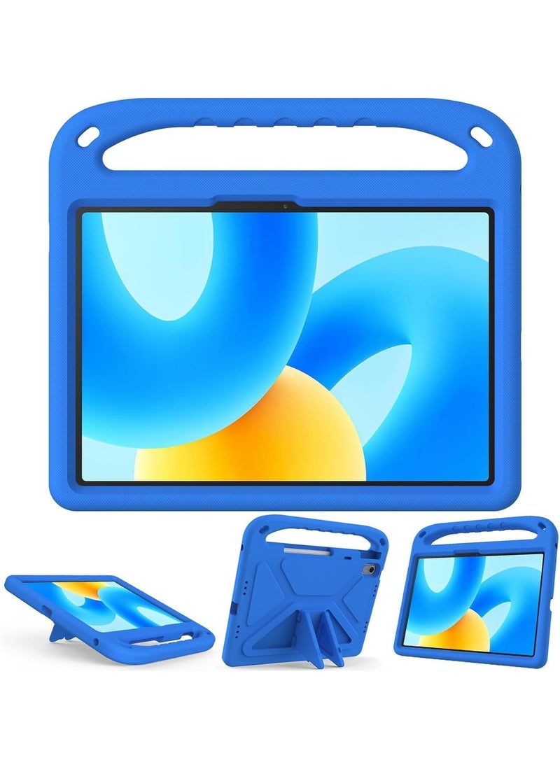 حافظة متوافقة مع هاتف Huawei MatePad Air 11.5 بوصة إصدار 2023، [صديقة للأطفال] غطاء واقٍ خفيف الوزن بمقبض EVA مقاوم للصدمات لهاتف Huawei MatePad Air 11.5 (أزرق)