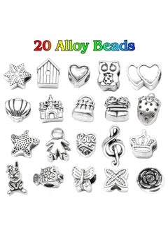 SYOSI Girls Charm Bracelet Making Set Girls Jewellery Making Kits For Kids, Nice Gifts For Girls, Present For 8-12 Year Old Girl, DIY Silver Plated Bead Snake Chain Jewelry Bracelet  - Image 5