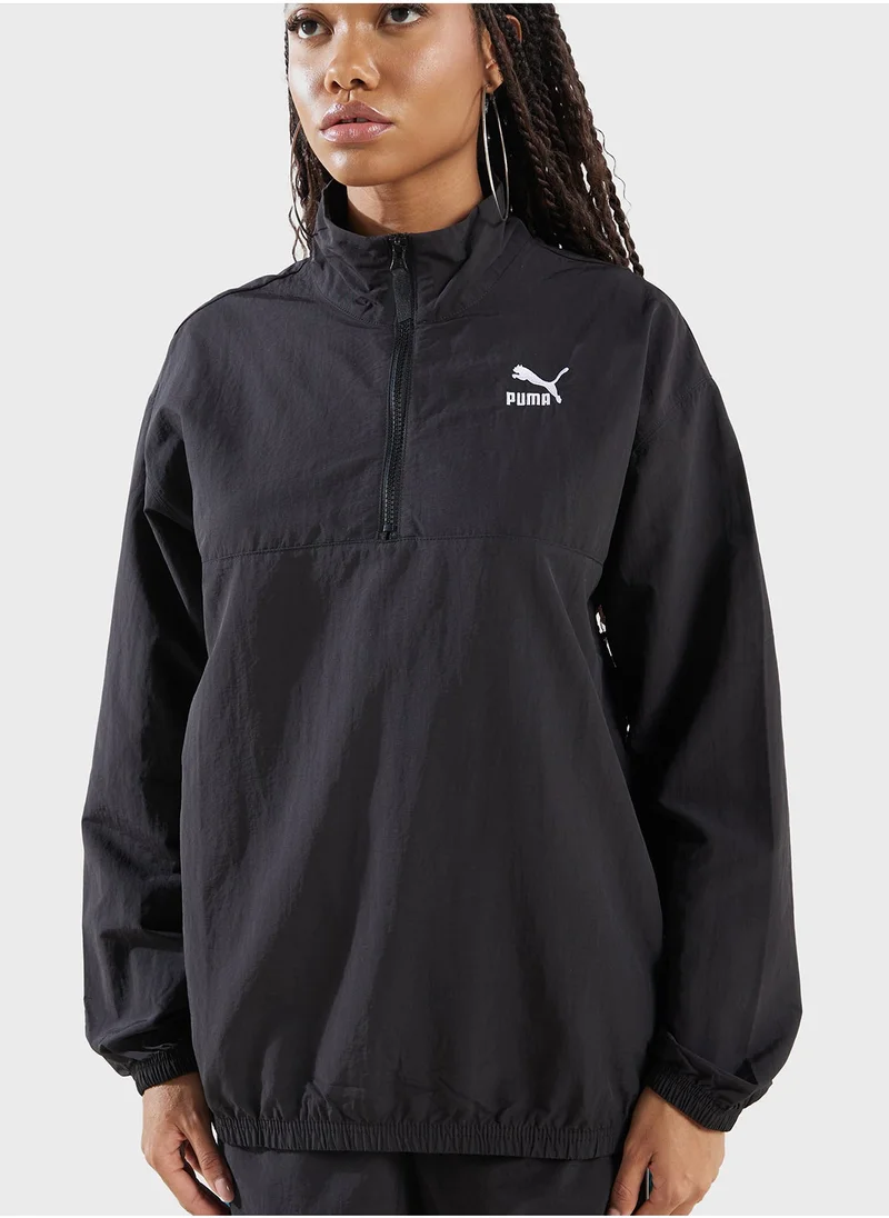 PUMA Classic Woven Relaxed Sweatshirt