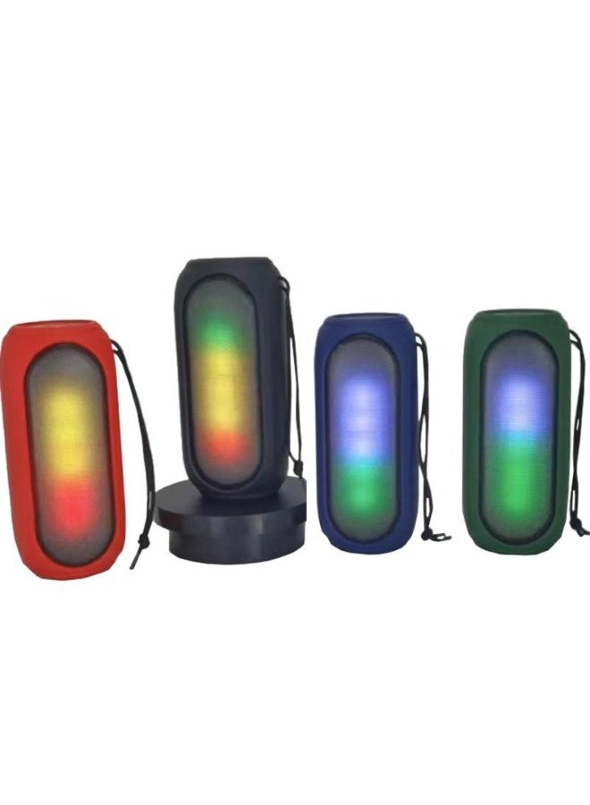 Loquat Bluetooth Speaker With Ambient Light Outdoor Portable Car Home Desktop Subwoofer Small Steel Mini Speaker - Image 2