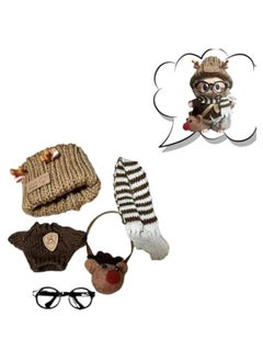 Labubu Clothes Suitable for 17cm la bubu Doll Doll Elevate Your with Our Exclusive Clothes for labubu Doll for a Personalized Look（No Dolls） Set of 5