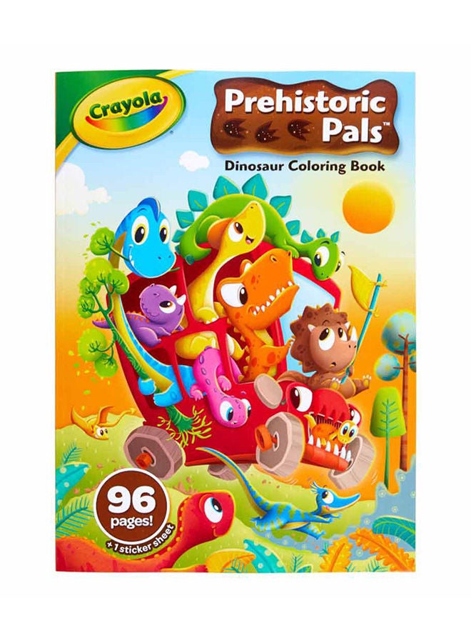 Crayola 96 Pages Dinosaur Coloring Book - Prehistoric Pals - Image 2