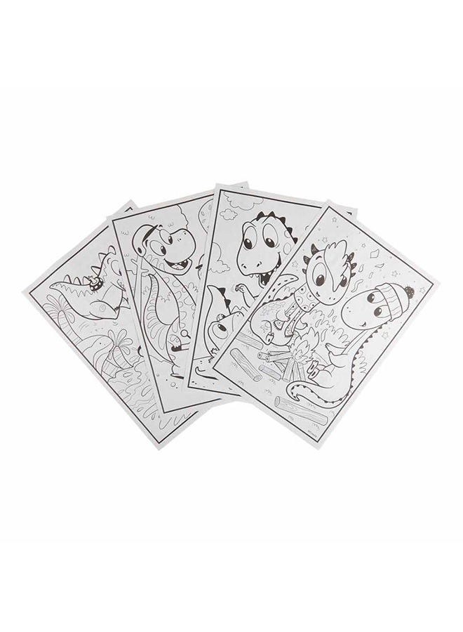 Crayola 96 Pages Dinosaur Coloring Book - Prehistoric Pals - Image 4