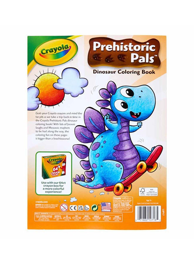 Crayola 96 Pages Dinosaur Coloring Book - Prehistoric Pals - Image 3