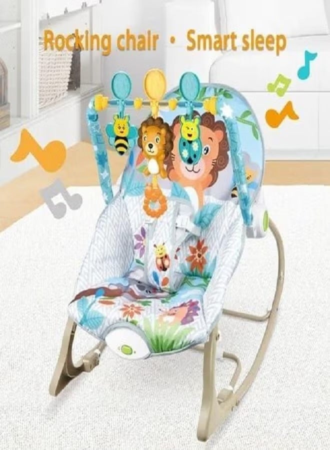 (ibaby) Baby Music Rocking Chair Infant to Toddler Rocking Chair with Vibration Vibration Vibration and Soothe Toys for Babies to Toddlers Suitable from Birth - Image 4