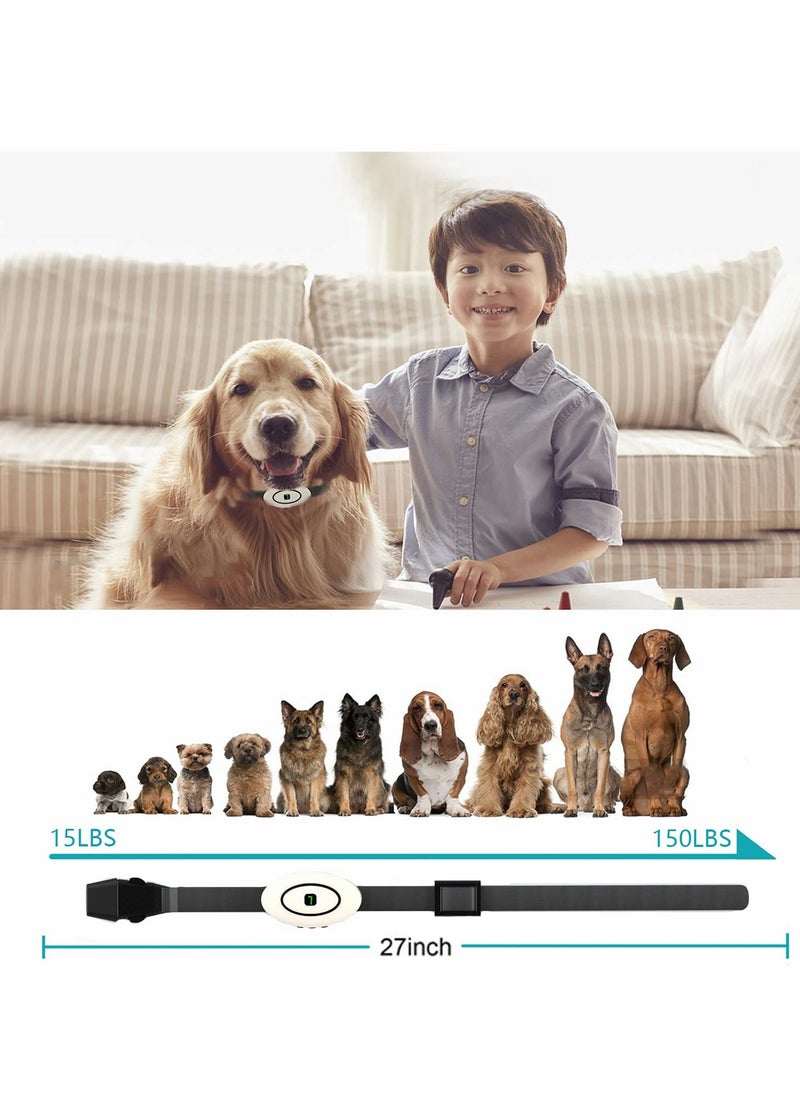 Excefore - Dog Bark Collar, Bark Collar for Small Medium Large Dogs ,Bark Collar with Adjustable Sensitivity, Beep ,Vibration and Optional Shock, Rechargeable Dog Bark Collar - Image 1