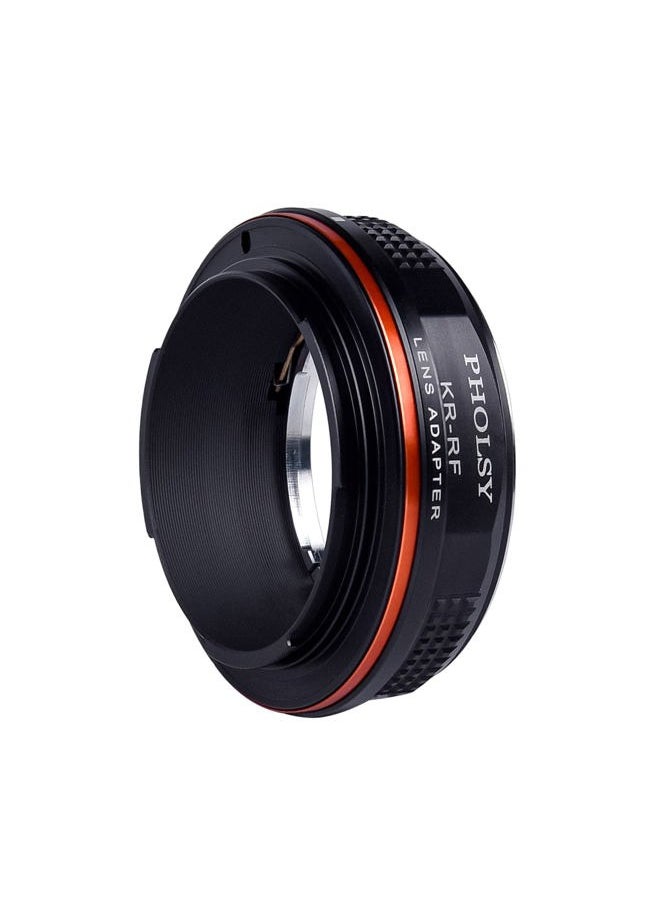 PHOLSY - Lens Mount Adapter Compatible with Konica AR Lens to Canon EOS RF Mount Camera Body for EOS R8, R50, R6 Mark II, R7, R10, R3, R5, EOS R5C, EOS R6, EOS R, EOS RP - Image 1