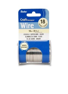 Darice Craft Wire 18 Gauge Silver 10 yards  - Image 3