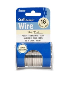 Darice Craft Wire 18 Gauge Silver 10 yards  - Image 1