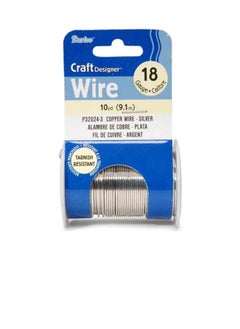 Darice Craft Wire 18 Gauge Silver 10 yards  - Image 2
