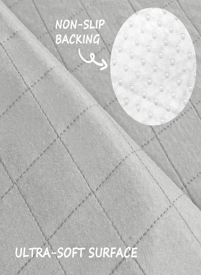 Coldwind 2 Pack Washable Pee Pads for Dogs 36", Washable Round Whelping Pads, Puppy Training Pads with Non-Slip Back for Playpen/Crate, Dog Housebreaking Absorption Pad, Grey - Image 3