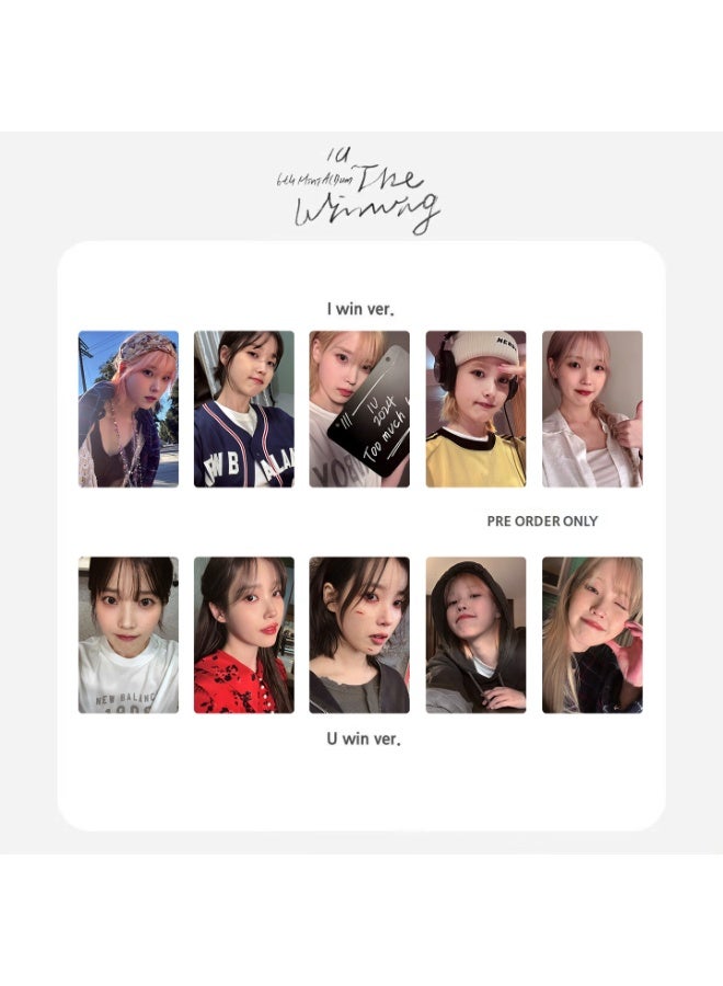 NIBEMINENT 5 Pcs Kpop IU The Winning Lomo Cards Card For Fans Collection Gifts - Image 2