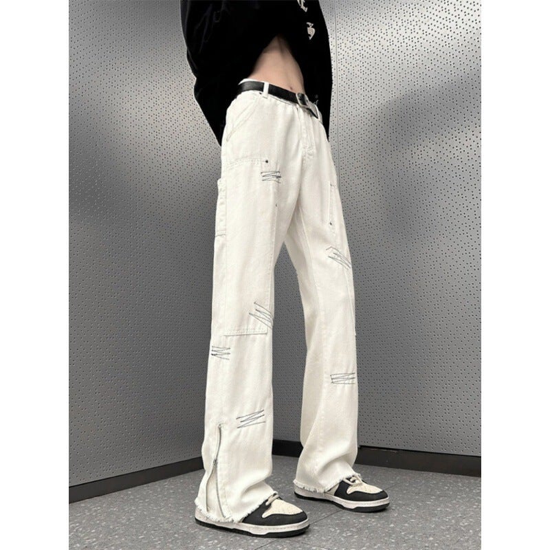 Unisex Casual Daily Denim Jeans - Image 1