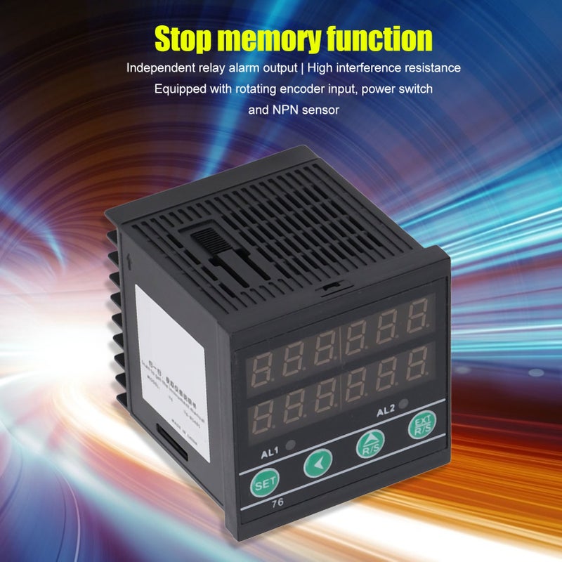 BERM 6 Digit Multifunctional Counter Industrial Assembly Line LED Digital Display Timer Meter 100‑240VAC - Image 4