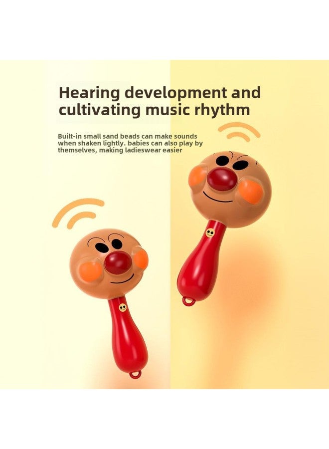 Bread Superman Hammer Baby Handbell 0-1 Year Old To 3 Months 6 Baby Toy Newborn Early Education Grasp Training-Color:rattle - Image 3