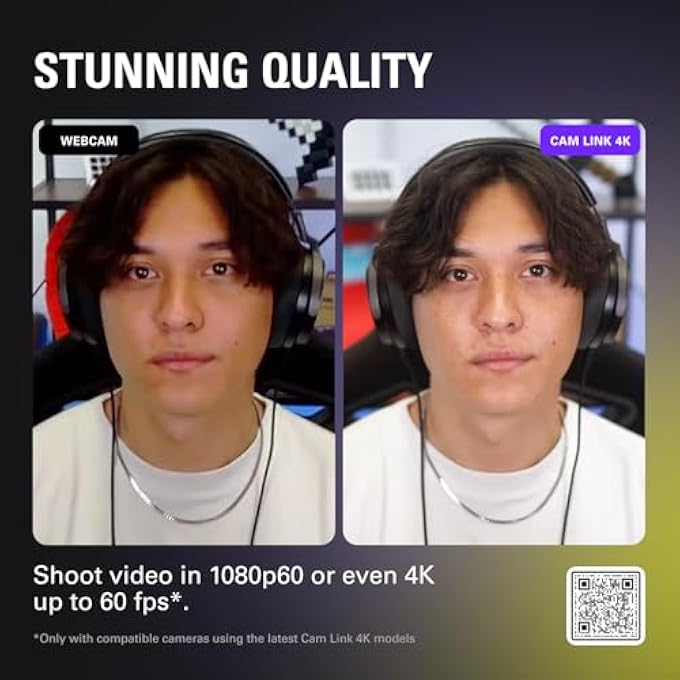 rayihni ELGATO CAM LINK 4K, EXTERNAL CAMERA CAPTURE CARD, STREAM AND RECORD WITH DSLR, CAMCORDER, ACTIONCAM AS WEBCAM IN 1080P60, 4K30 FOR VIDEO CONFERENCING, HOME OFFICE, GAMING, ON OBS, ZOOM, TEAMS, PC/MAC - Image 2