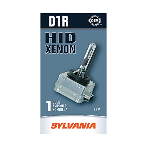 SYLVANIA - D1R Basic HID (High Intensity Discharge) Headlight Bulb - High Performance Bright, White, and Durable Lamp (Contains 1 Bulb) - Image 1