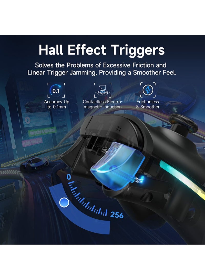 X15 PC Controller, Comfortable Lightweight Wireless PC Gamepad, Enhanced Wireless Bluetooth Controller With Hall Joysticks,  Joystick Controller For PC Windows, Nintendo Switch - Image 3