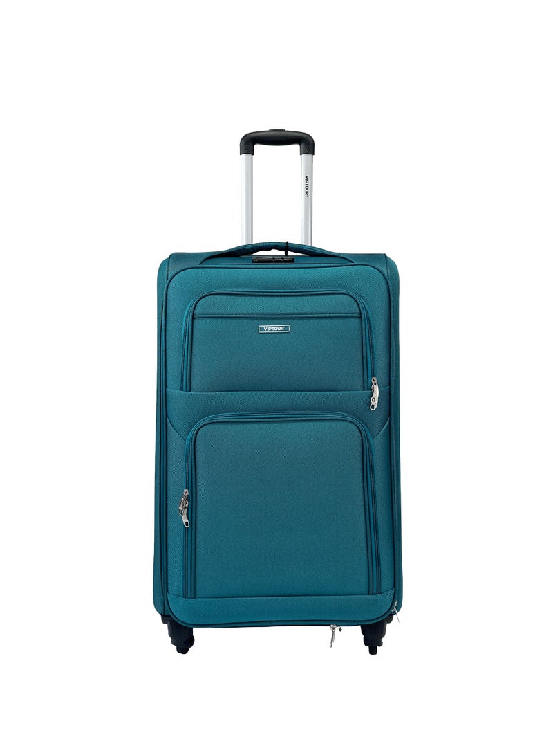 VIPTOUR 4PCS Fabric Luggage Set Durable Travel Suitcase with Spinner Wheels - Image 2