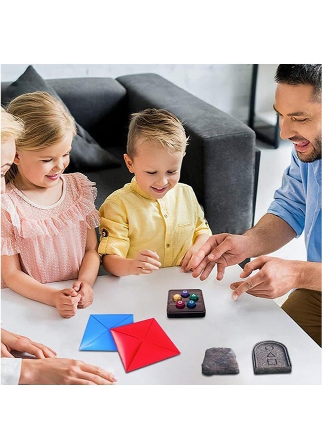 Korean Traditional Game Set, Family Party Stone Catch Game, Hand-Eye Coordination Training Game for Multiplayer Games - Image 3