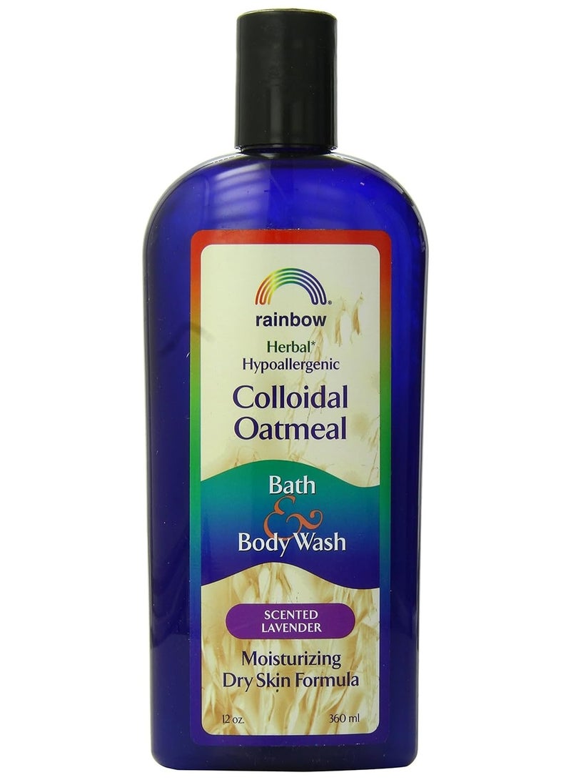 Rainbow Research Colloidal Oatmeal Bath & Body Wash, Lavender Scent - 12 Oz