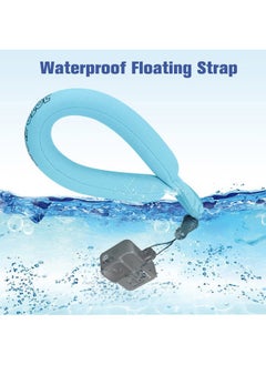 JOTO 2 Pack Floating Wrist Strap for Waterproof Camera Fujifilm Nikon Canon Underwater Phone Pouch Keychain Lanyard -Blue  - Image 2