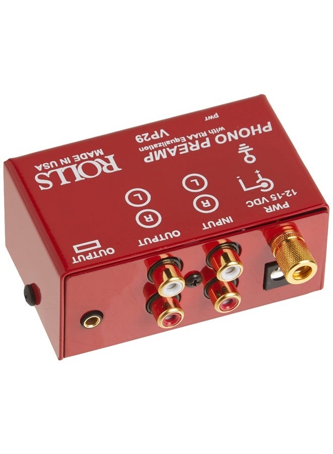 rolls Phono Preamp, Red (VP29) - Image 2