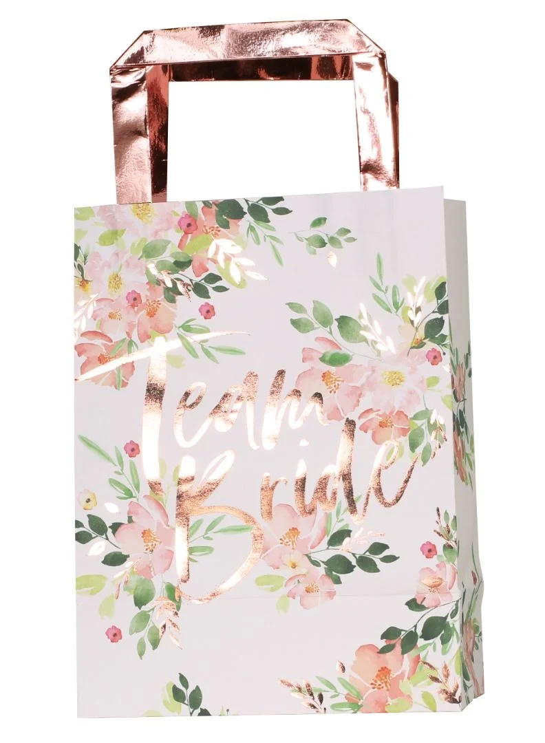 Ginger Ray Ginger Ray Pack of 5 Team Bride Party Bags - Bridal Party Favors