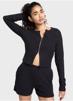Nike Nsw Ribbed Cardigan Top  - Image 1