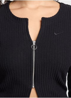 Nike Nsw Ribbed Cardigan Top  - Image 4