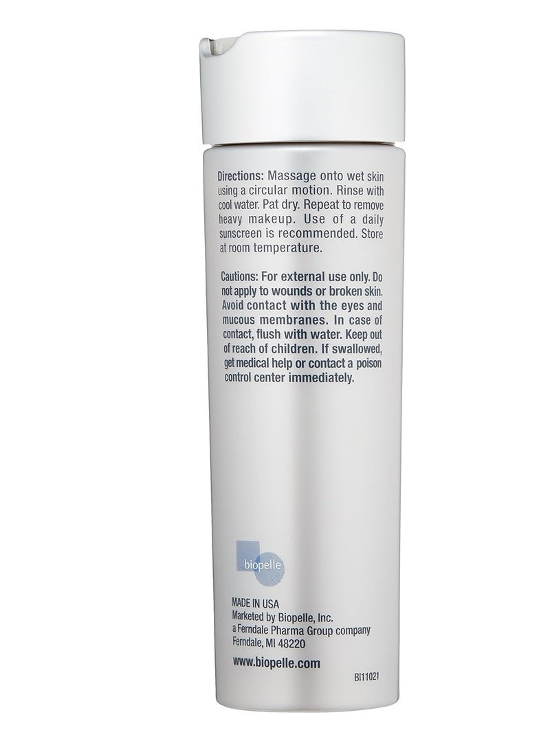Biopelle Exfoliating Glycolic Acid (2.2%) Facial Cleanser Cream, 6 Fl Oz