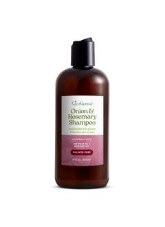 Just Nutritive Onion  Rosemary Shampoo for Hair Growth Hair Loss Oil Control Thickening and Strengthening SulfateFree Enriched with Red Onion Oil Rosemary Oil Tea Tree  16 oz