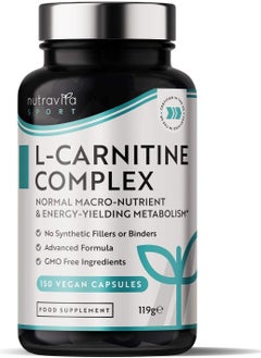 L-Carnitine Complex High Strength with Biotin and Chromium 150 Vegan Capsules