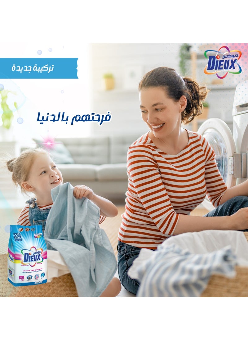 ديوكس - مسحوق غسيل ديوكس | DIEUX للغسالات الأوتوماتيكية بخلاصة العطور  1 كجم - Image 1