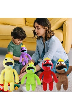 MAGIC VAULT Rainbow 5pcs Friends Plush Toy, 30cm Rainbow Friends Plush Toys Soft Cute Stuffed Animal Doll, Best Gift for Boys and Girls for Thanksgiving and Game Lovers (5 Colors)  - Image 4