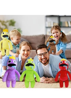 MAGIC VAULT Rainbow 5pcs Friends Plush Toy, 30cm Rainbow Friends Plush Toys Soft Cute Stuffed Animal Doll, Best Gift for Boys and Girls for Thanksgiving and Game Lovers (5 Colors)  - Image 5