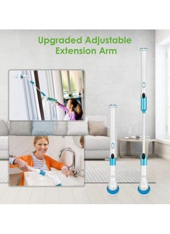 AIWANTO Electric Spin Scrubber Brush for Cleaning Glass Wall Floor Scrubber with Replaceable Brush Wireless Chargeable Bathroom Cleaner Brush Cleaning Brush for Kitchen  - Image 3