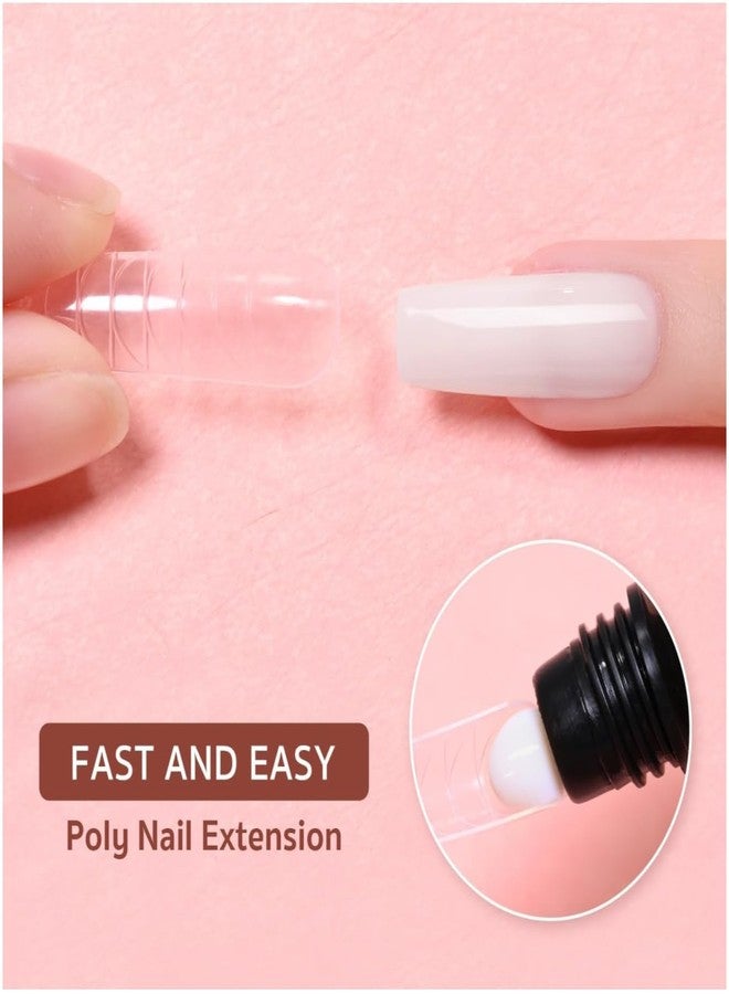 HUDACRUSH Huda Crush Nails Extension Kit - Completes With Nail Tips, Nail Clips, Polygel, Polybrush, Lamp & Buffer - Premium Nail gel & Nail Art Products for Women and Girls - Image 4