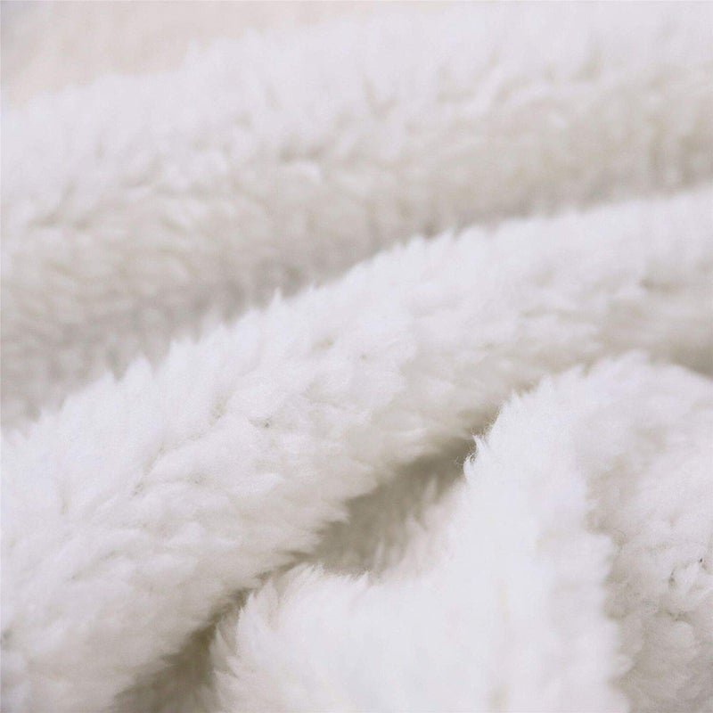 BlessLiving Pomeranian Throw Blanket Fuzzy Dogs Blanket for Kids People Cute Puppy Fleece Blanket Reversible Animal Pet Sherpa Couch Throw Pomeranian Gifts for Pomeranian Lovers (50 x 60 Inches) - Image 5